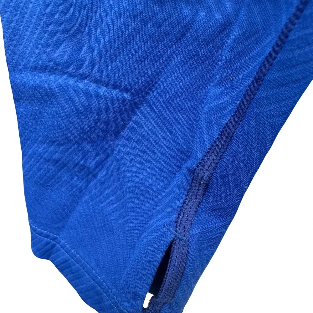 Nike Pro Quarter Zip Pullover Mens‎ Large Blue Fitted Dri-FIT Outdoor Training